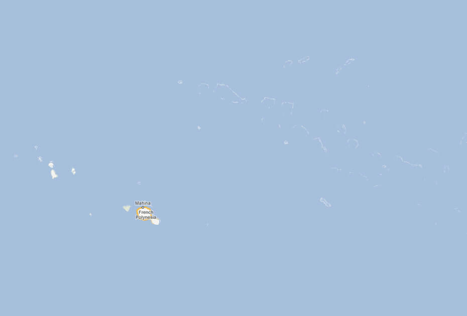 karte von Französisch Polynesien